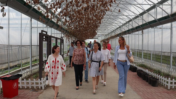 研修班一行在現(xiàn)代農(nóng)業(yè)產(chǎn)業(yè)園現(xiàn)場觀摩5