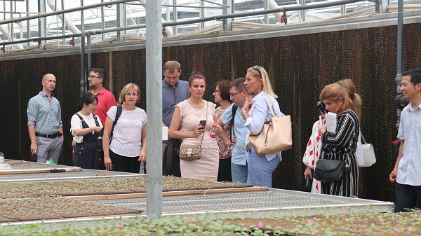 研修班一行在現(xiàn)代農(nóng)業(yè)產(chǎn)業(yè)園現(xiàn)場觀摩4